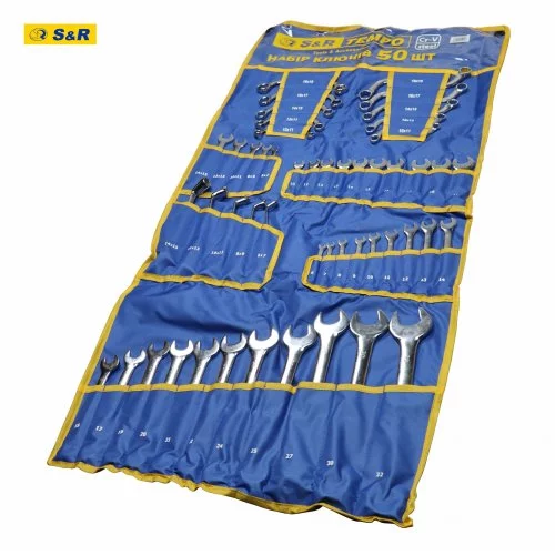 Набір ключів S&R Tempo 50 шт у тканинному чохлі