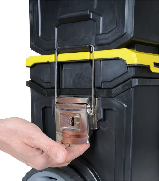 Ящик для інструменту Stanley Mobile WorkCenter, 3в1, на коліщатках, знімні ящик і органайзер, 63х47.5х28.4см, пластик