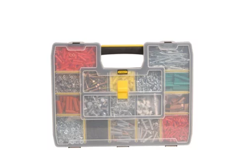 Органайзер Stanley Sort Master, 17 відділень, регульовані перегородки, 9х43x33см, пластик