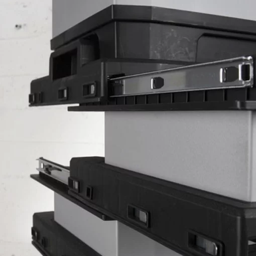 Ящик для інструменту Stanley FatMax Rolling Workshop, на коліщатках, 3 висувні секції, знімний верхній ящик, 89.3х56.8х38.9см, металопластик