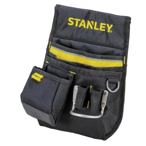 Сумка поясна для інструменту Stanley Basic Tool Pouch, Кишеня, 8 відділень, металевий тримач молотка, 33х23.5х7.5см