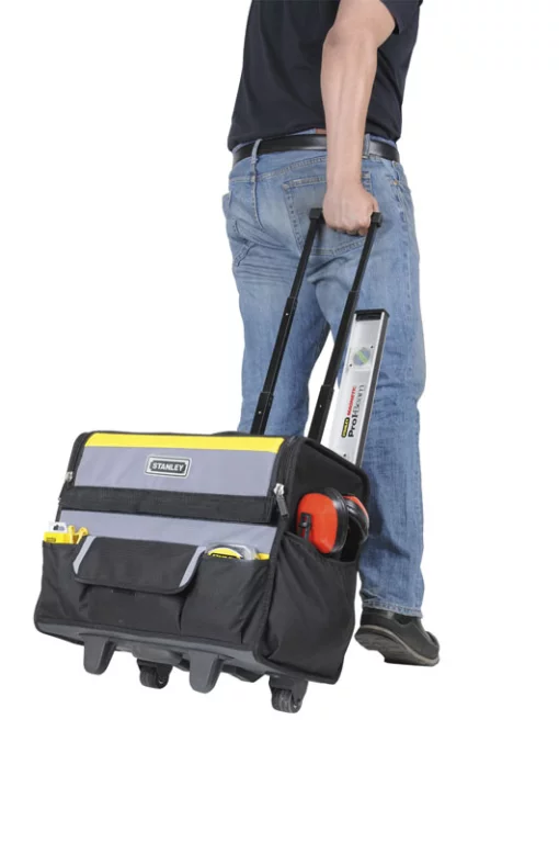 Сумка для інструменту Stanley Basic, на коліщатках, телескопічна ручка, поліестер, 45х46х33см