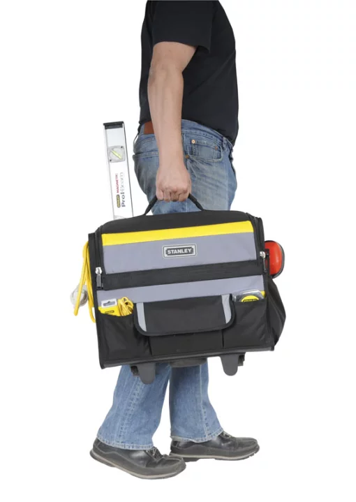 Сумка для інструменту Stanley Basic, на коліщатках, телескопічна ручка, поліестер, 45х46х33см