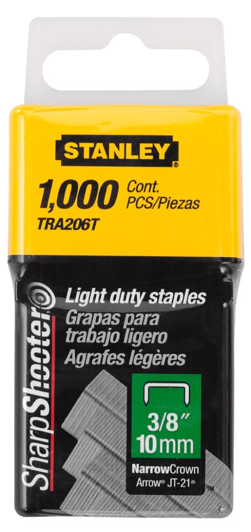 Скоби Stanley Light Duty, тип А, 10мм, 1000шт