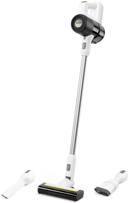 Пилосос Karcher безпровідний KVA 2, конт пил -0.6л, автон. робота до 40хв, вага-2.06кг, білий
