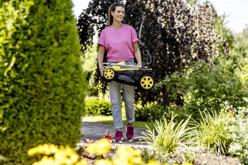 Газонокосарка акумуляторна Karcher LMO 3-18 Battery 18В 34см 25-60мм без АКБ та ЗП