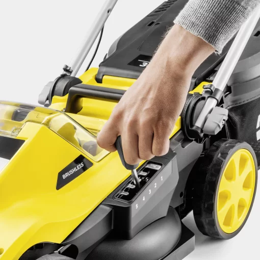 Газонокосарка акумуляторна Karcher LMO 34-18 Dual 18В 34см 25-60мм
