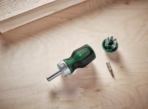 Викрутка Bosch з тріскачкою, 6 насадок