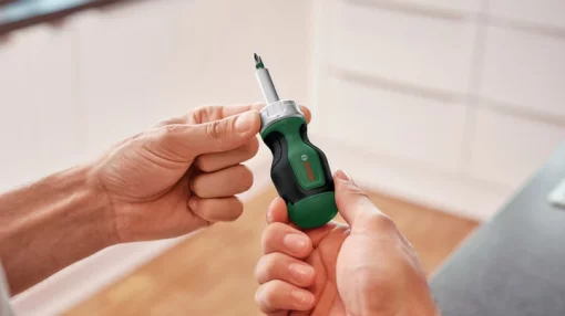 Викрутка Bosch з тріскачкою 6 насадок