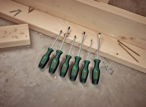 Викрутка Bosch SL 4, 6.5мм, PH1х100мм, PH2х125мм, PZ1х100мм, PZ2х125мм набір 6шт