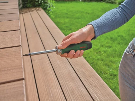 Викрутка Bosch з тріскачкою, 205мм, сталь CrV