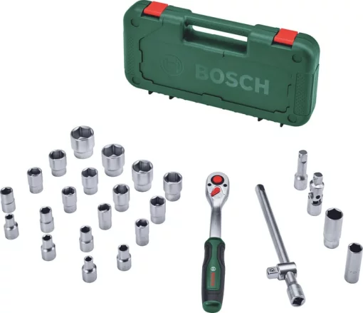 Набір торцевих головок Bosch, 1/2",з тріскачкою 25шт