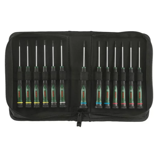 Викрутка прецизійна Bosch SL, PH, TX, HEX, сталь CrV, набір 13шт