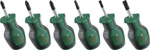 Викрутки Bosch PH, PZ, TX, SL, сталь CrV набір 6шт