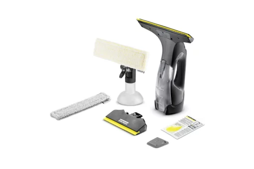 Пилосос Karcher віконний WV 5 Plus, вода -0.1л, автон. робота до 35хв, вага-0.7кг, чорний