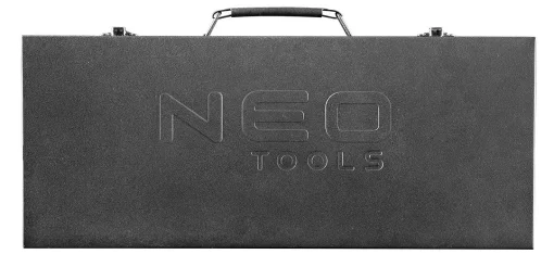 Набір інструментів Neo Tools, набір торцевих головок, 1/2", CrV, металевий кейс, 25шт