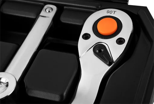 Набір інструментів Neo Tools, набір торцевих головок, 1/2", CrV, кейс, 58шт