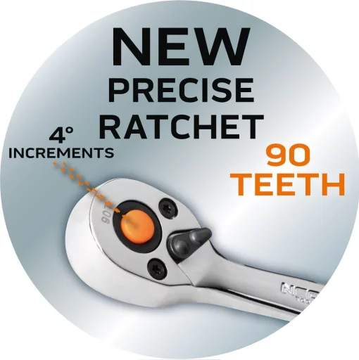 Набір інструментів Neo Tools, набір торцевих головок 1/2", 1/4", 3/8", CrV, 182шт