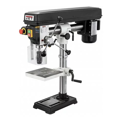 Верстат радіально-свердлильний, JET, JDR-34, 0,6кВт, 230В/50Гц, 500-2500об/хв, Ø 1-16мм, 155-410мм