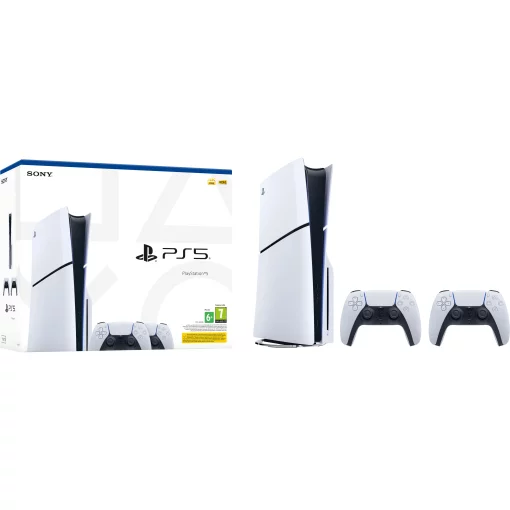 Ігрова консоль PlayStation 5 Slim Blu-ray (2 геймпади Dualsense)