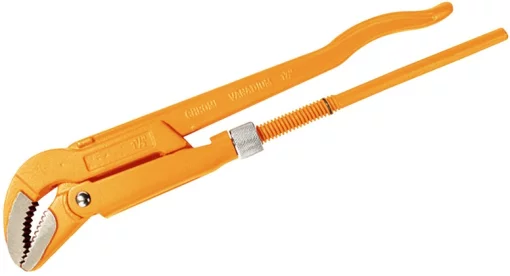 Ключ трубний Tolsen, 45°, робочий діапазон 0-80мм, 650мм