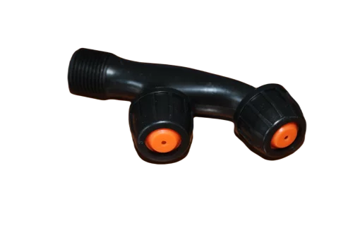 Сопло подвійне пластикове для обприскувачів акум. 12,16л