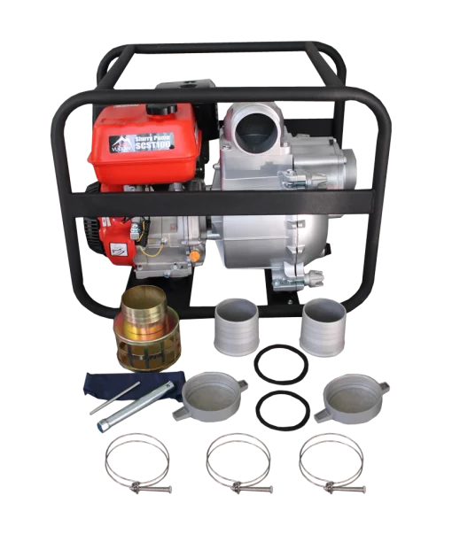 Мотопомпа рукав 100мм, 85м3/год, підйом 25м, шлам/брудна вода, дв.Senci SC420