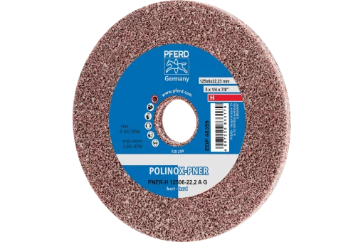 Круг шліфувальний 125*6*22,23 повстяний