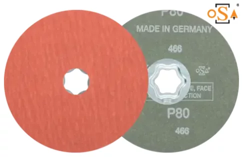 Фібровий круг 125мм CC-FS 125 A-COOL80 COMBICLICK для алюм., нерж.