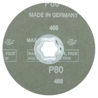 Фібровий круг 125мм CC-FS 125 A-COOL80 COMBICLICK для алюм., нерж.