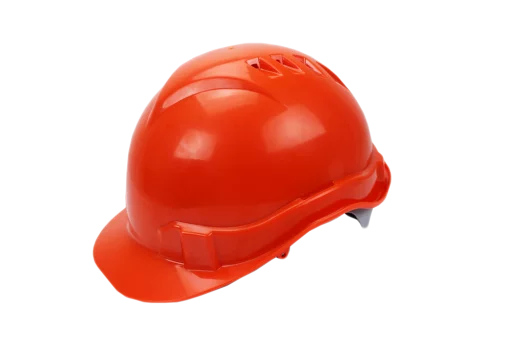 Каска будівельна помаранчева посилена