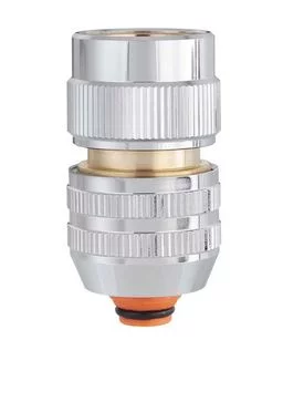 Конектор 1/2"- 5/8" для поливального шлангу AquaStop, метал