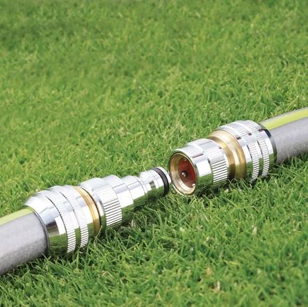 Конектор 3/4" для поливального шлангу AquaStop, метал