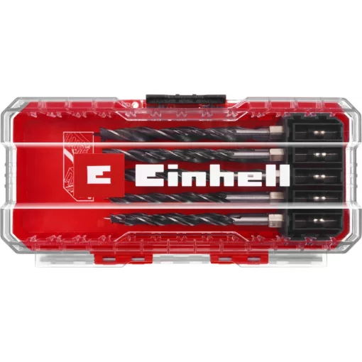 Набір свердел по дереву Einhell, 3-8мм, кейс, 10шт