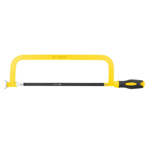 Ножівка по металу TOPEX, 300мм, 24TPI, дерев'яне руків'я