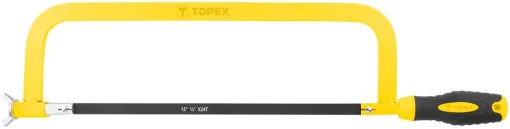 Ножівка по металу TOPEX, 300мм, 24TPI, дерев'яне руків'я