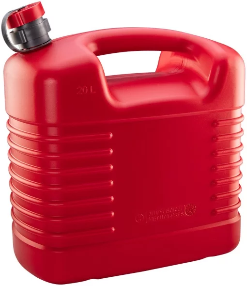 Каністра Neo Tools паливна антистатична 20л пластик HDPE, гнучкий злив, 1.46кг, червоний