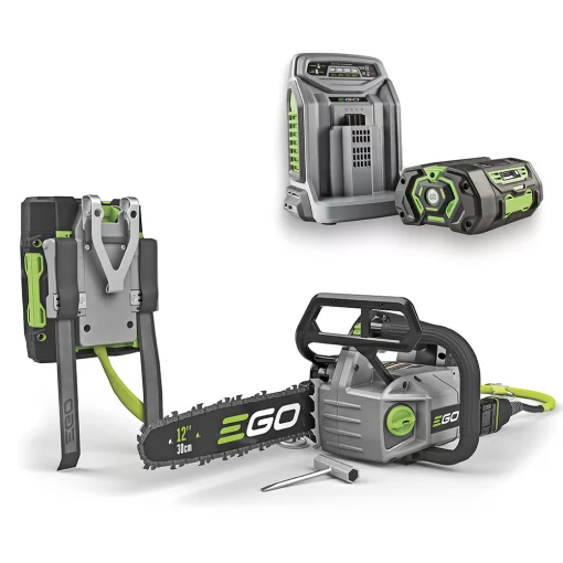 Пила ланцюгова акум. CSX3002 KIT, 56В, шина 30см, 45лан, 3/8P, 1,1мм, акум. 4А*год + зарядний пристрій