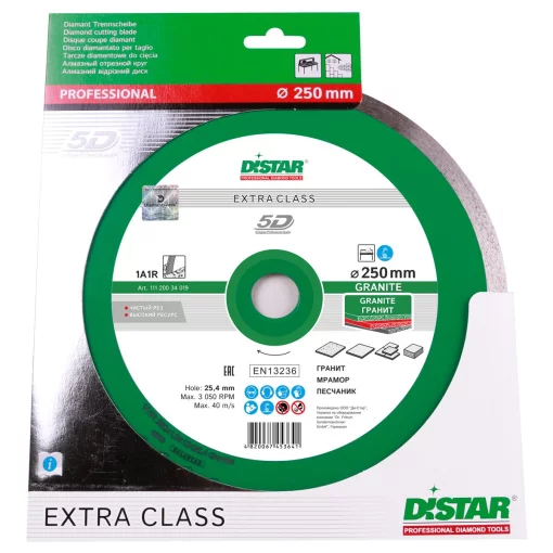 Круг алмазный отрезной 1A1R 250x1,6x10x25,4 Granite