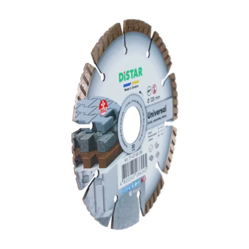 Круг алмазный отрезной 1A1RSS/C3 125x1,8/1,2x8x22,23-10-HIT Universal