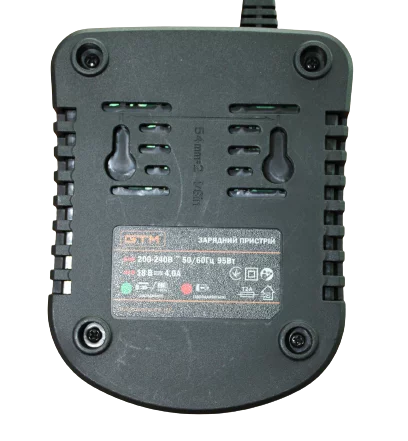 Зарядний пристрій Ch18V/4А, 18В, 4А, 95Вт, до акумуляторів GTM 18V