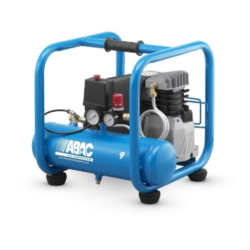 Компресор ABAC START ROLLCAGE L25P, 9л, 270л/хв,1,9кВт, 230/1/50, 10Бар, 2850об/хв, 95дБ, 24кг