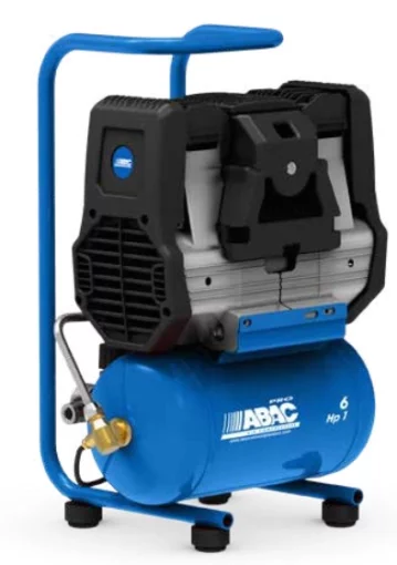 Компресор ABAC Star Silent OS15P 6 л, 195 л/хв, 1.1 кВт, 1420 об/хв, 230/50/1, 9 бар, 65 dB, 19кг