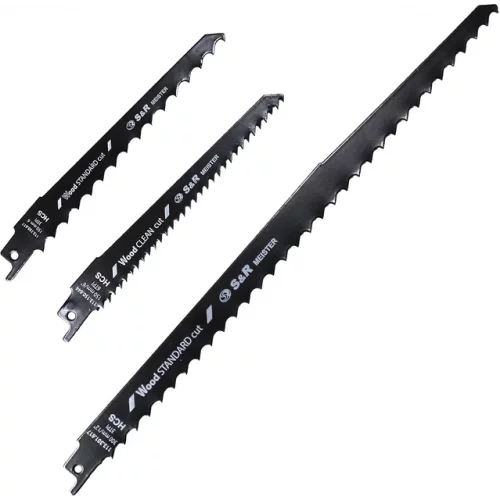 Набір пиляльних полотен S&R Meister для шабельної пили 3 шт