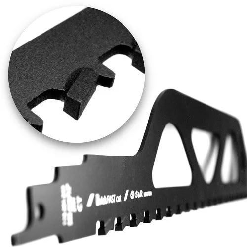 Пиляльне полотно для сабельної пили S & R Meister S2243HM по газобетону, цегли L455мм