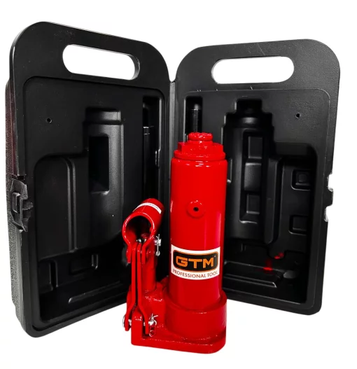 Домкрат гідравл. бутил. 2т (181-З45 мм) кейс