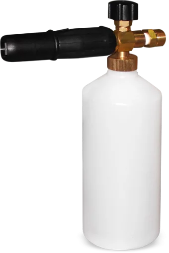 Пінна насадка 0,6л для бенз.мийок Vulkan 1/4"Н з перехідником на  М22*1,5Н