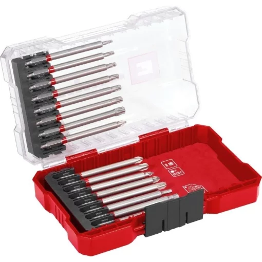 Біти Einhell PH, PZ, Torx, 80мм, кейс набір 16шт