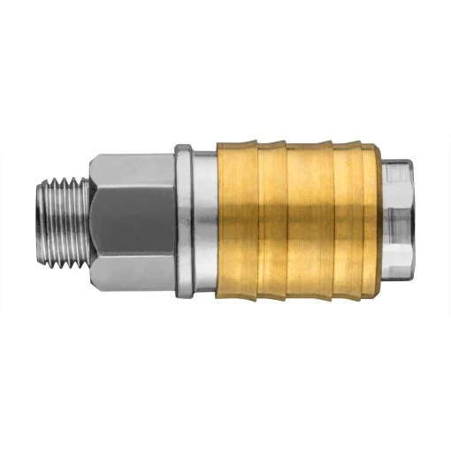 Муфта швидкознімна Neo Tools до компресора, 1/4", 16бар, нержавіюча сталь, латунь