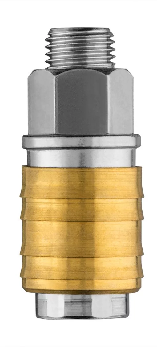 Муфта швидкознімна Neo Tools до компресора, 1/4", 16бар, нержавіюча сталь, латунь